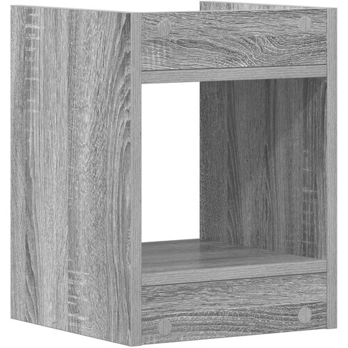  Stalak za biljke s policom 2 pcs Sivi Sonoma 30 x 30 x 40 cm Slike