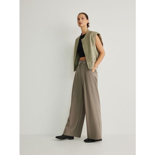 Reserved Ladies` trousers - zelena Slike