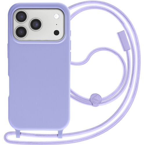 Avizar Ovitek za iPhone 17 Pro Max Soft Touch z vrvico za okoli vratu, Lavanda, (5000189624) Cene