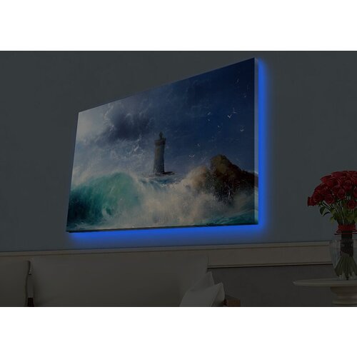 Wallity Slika sa LED osvetljenjem 4570HDACT-050, 45x70 cm Cene