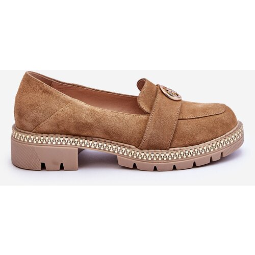 FILIPCZYK Elegant Suede Loafers Dark Beige Laverne Cijene