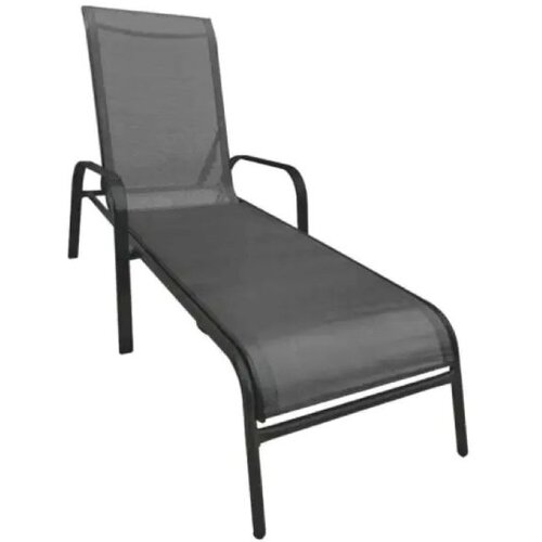 MAKAO Ležaljka metalna 200x67x44 cm siva TT 710030 Cene