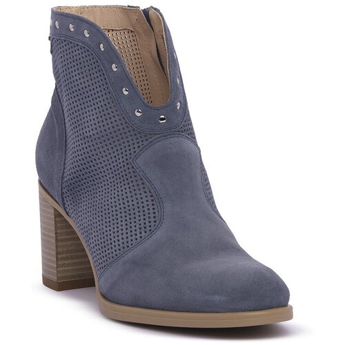 Nero Giardini Nizki škornji NERO GIARDINI 203 VELOUR AVIO Modra Cene