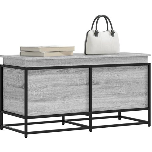 VidaXL Kutija za pohranu boja hrasta 100x40x51,5 cm konstruirano drvo Slike