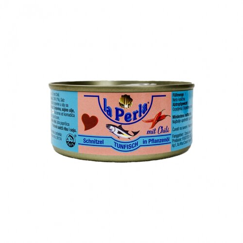 La Perla Tunjevina komadići sa čili paprikom, 160g Slike