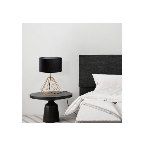 Opviq Stona lampa Diamond-S-710, 25x25x43 cm, IP20, Crno-zlatna boja Slike