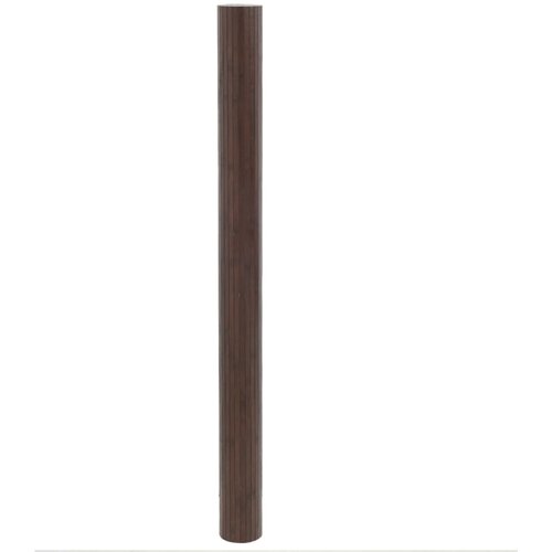  Tepih pravokutni tamnosmeđi 80 x 200 cm od bambusa Slike