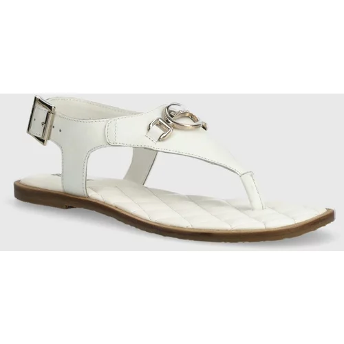 Barbour Usnjeni sandali Vivienne ženski, bela barva, LFO0682WH12
