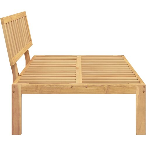  Srednja vrtna sofa od paleta od masivnog bagremovog drva Slike