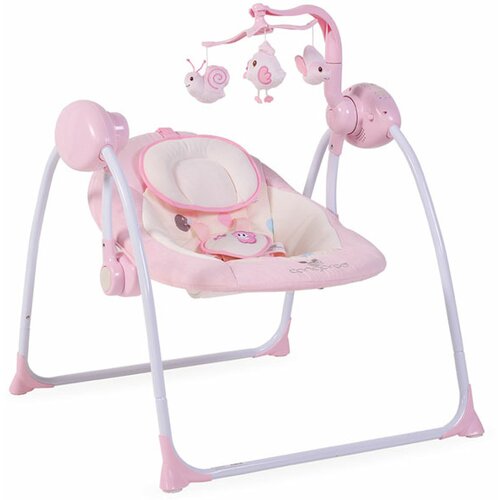 Cangaroo muzička ležaljka za bebe swing roze Cene