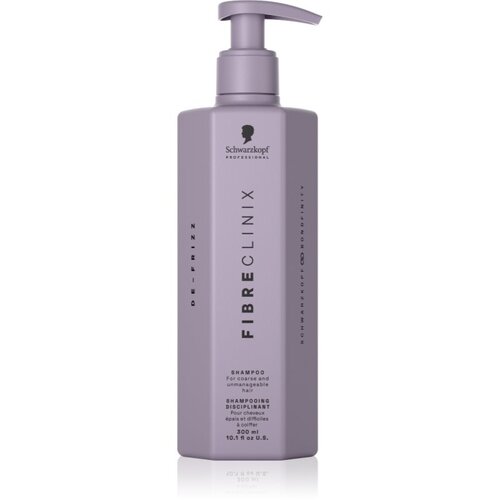 Schwarzkopf Professional Fibre Clinix De-Frizz Shampoo &amp;scaron;ampon za zaglađivanje vlasi za neposlu&amp;scaron;nu i anti-frizz kosu 300 ml Slike