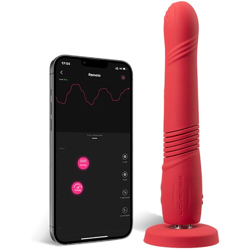 Lovense Gravity Thrusting Dildo Cene