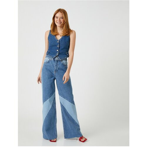 Koton Jeans - Blue - Wide leg Slike
