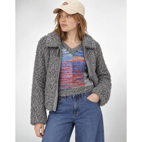 Only Jakne ONLTILDA TEDDY JACKET Siva Slike