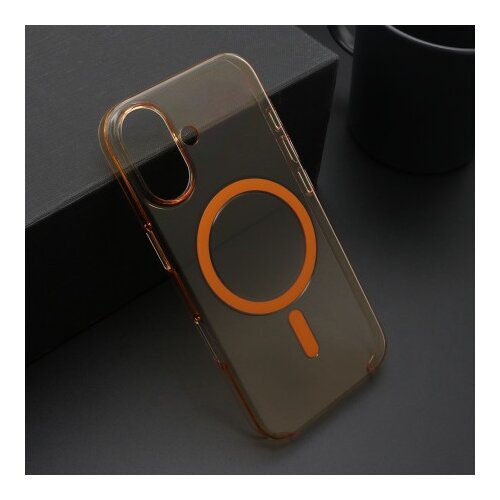 Magsafe Futrola amber clear za iphone 17 (6.3) narandzasta ( F123390 ) Slike