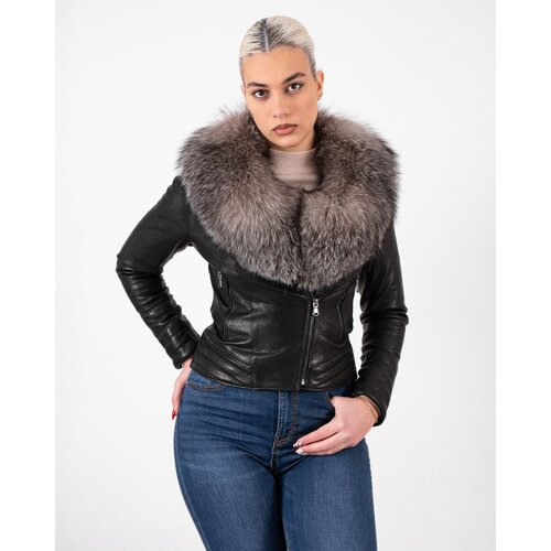 La Force Fashion ženska  kožna jakna kim - crna Cene
