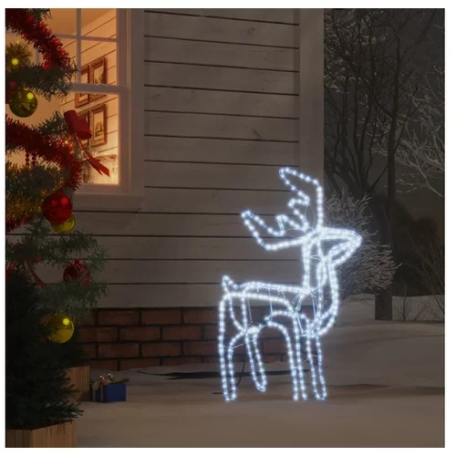  Zložljiva figura severni jelen s 192 hladno belimi LED lučkami