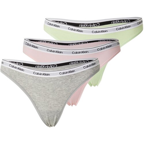 Calvin Klein Underwear Tangice pegasto siva / svetlo zelena / roza Cene