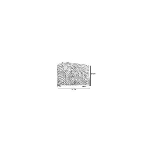 Opviq bambu 09 abajurlu Dikdörtgen aplik oak wall lamp Cene