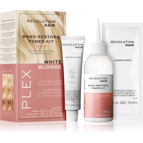 Revolution Haircare Plex Bond Restore Kit set za naglašavanje boje kose nijansa White Blonde Cijene
