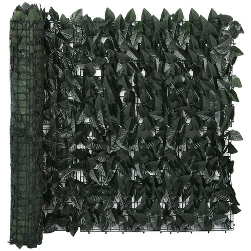 Balkonski Balkonsko platno s temno zelenim listjem 300x75 cm, (20610931) Cene