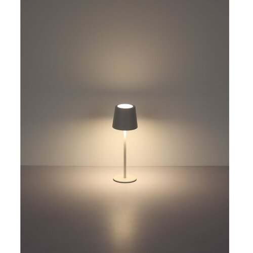 Globo 58482W-LED prigu&amp;scaron;iva, punjiva, dodirna stona lampa za spolja&amp;scaron;nju upotrebu VAN 2W/5V 2200mAh IP44 bela Slike