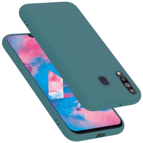 Cadorabo Ohi&amp;scaron;je, združljiv s Samsungom v tekoči zeleni barvi - za&amp;scaron;čitni pokrov iz fleksibilnega silikona TPU, (20592779) Slike
