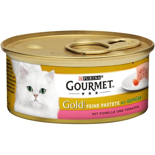  24x 85g / 48x 85g / 52x 85g Gourmet Gold Gourmet Gold po posebnoj cijeni! - 2 x (12 x 85 g) Mousse: pastrva i rajčica Slike