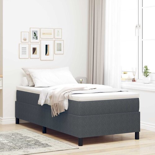  Krevetna platforma Tamno siva 90 x 190 cm Kordura tekstil Cijene
