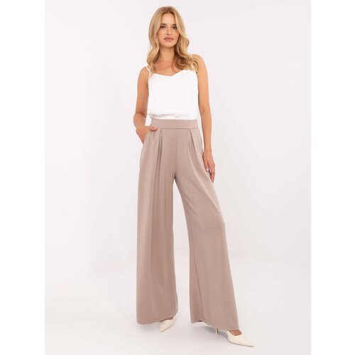 RELEVANCE Pants-RV-DR-A613.69-dark beige Cene