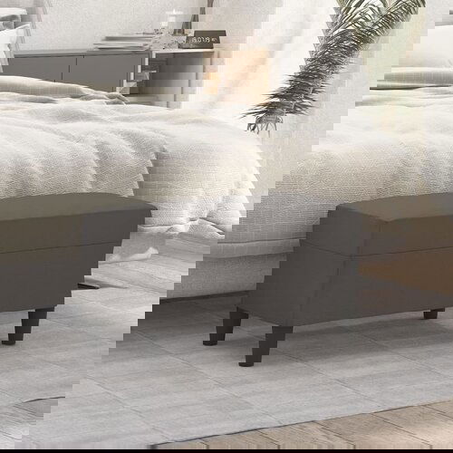 vidaXL Klop siva 70x35x41 cm umetno usnje Cene