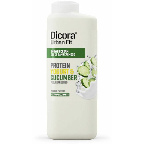 Dicora gel za tuširanje urbanfit protein, jogurt, krastavac 400ml Slike