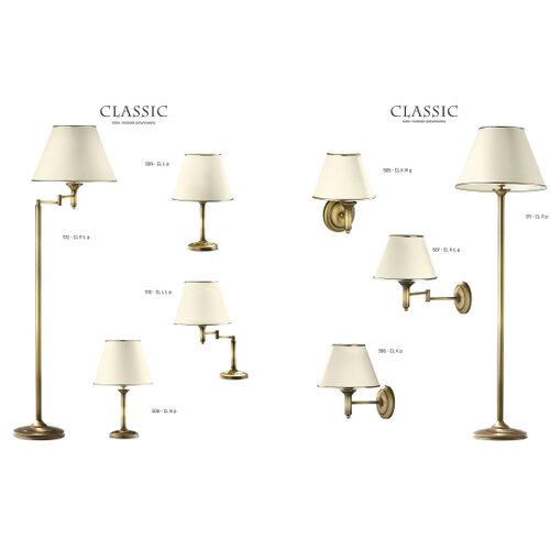 Jupiter 509 CL L p - Stolna lampa CLASSIC E27/60W/230V Slike