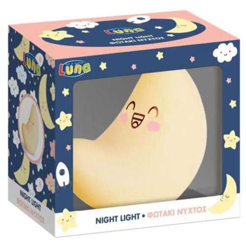 Luna Slatka noćna lampa mjesečina 15cm Cene