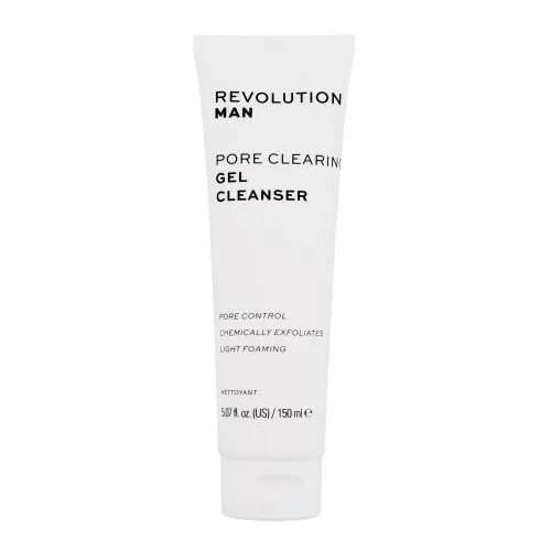 Revolution Man Pore Clearing Gel Cleanser gel za dubinsko čišćenje lica 150 ml za moške
