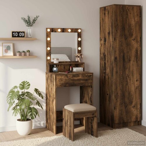 Toaletni stol Dimljeni hrast 50 x 41 x 135 cm Konstruirano drvo Cijene