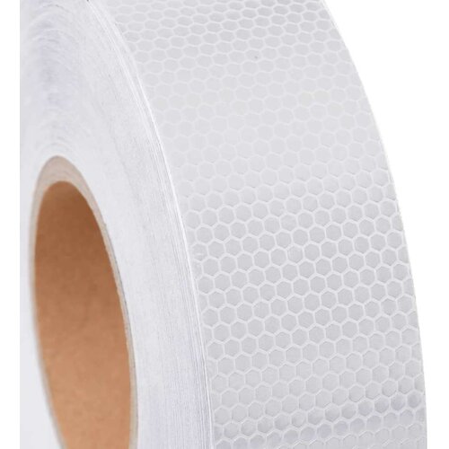 vidaXL Odsevni trak bel 5 cm x 50 m PVC Cene