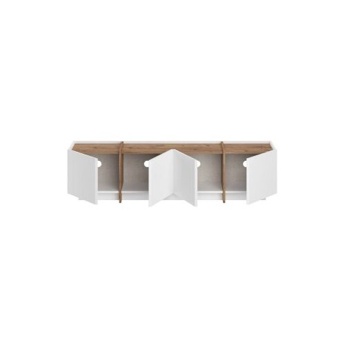 Hanah home TV ormarić, 180x46x35cm, bijela Slike