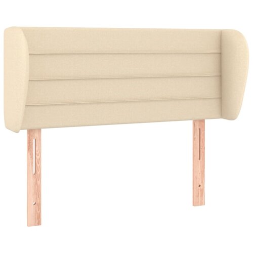 Maison Chic vzglavna omarica - nočna omarica - posteljna omarica z u&amp;scaron;esi krem 93x23x78/88 cm blago, (21708491) Slike