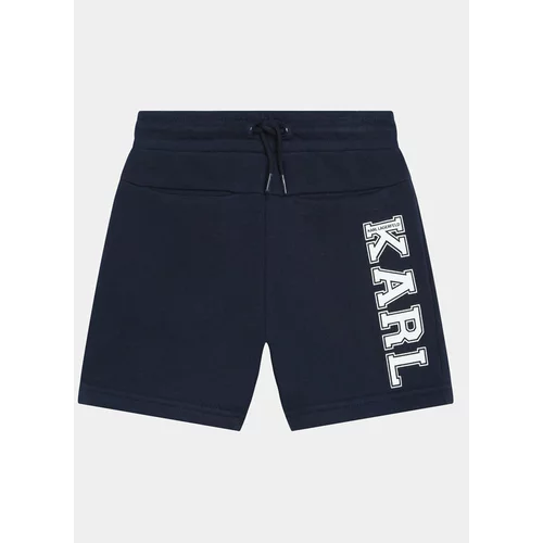 Karl Lagerfeld Kids Športne kratke hlače Z30025 D Mornarsko modra Regular Fit