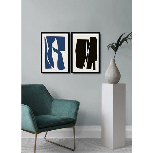 Wallity 2Psctcız-018 multicolor decorative framed mdf painting (2 pieces) Slike