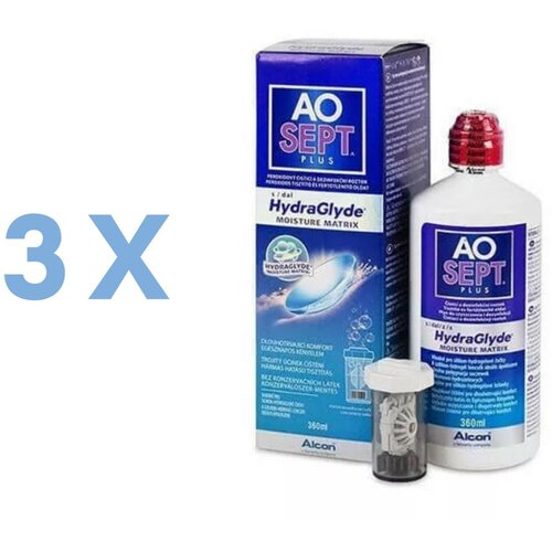  AoSept Plus with HydraGlyde (3 x 360 ml) Cene