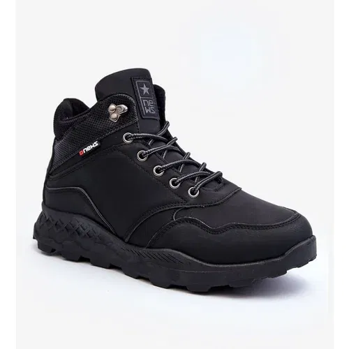 Kesi Men's Insulated Trekking Boots Black Daviana