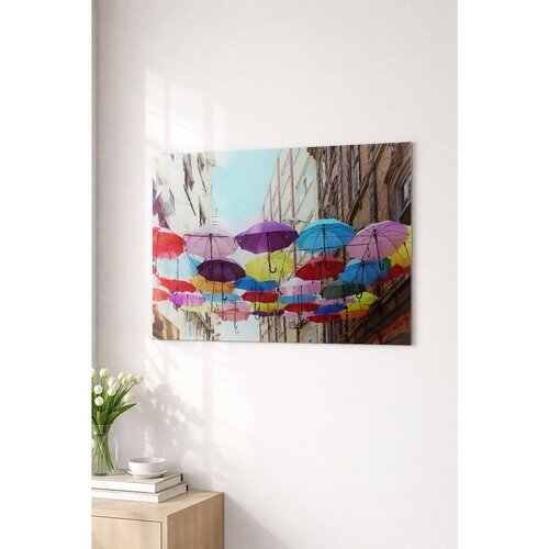 WALLXPERT Artmtlpnt7-2840 Multicolor Decorative Metal Painting Cene