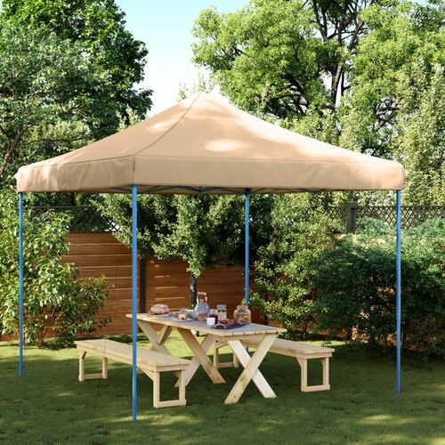 vidaXL Sklopivi prigodni šator za zabave bež 292 x 292 x 315 cm Cijene