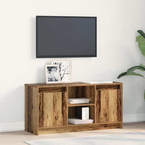 VidaXL Entertainment Centre Stari les Inženirski les 100 x 34.5 x 50 cm Slike