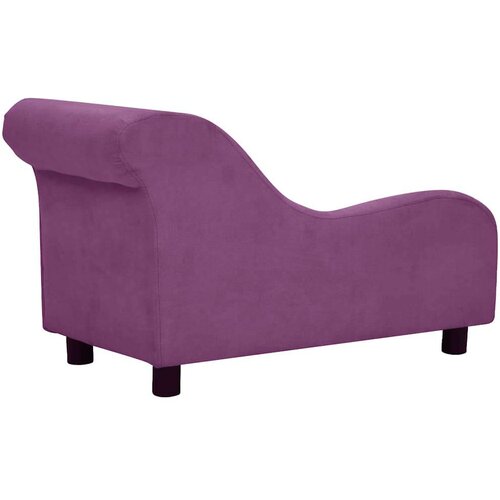VidaXL Sofa za pse s jastukom bordo 83 x 44 x 44 cm pli&amp;scaron;ana Slike