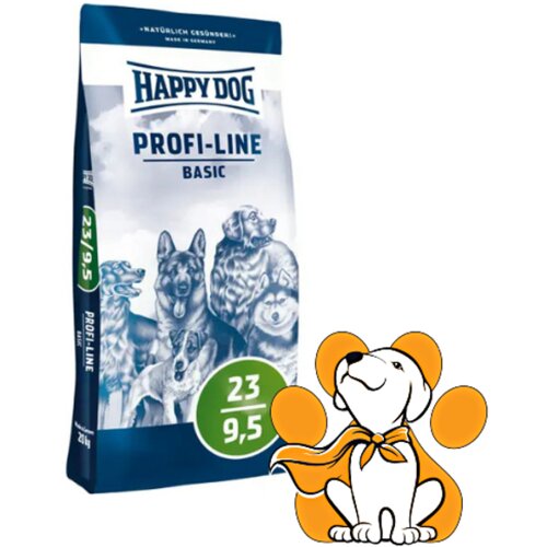 Happy Dog Profi Line 23/9.5 Basic 20kg, Hrana Za Odrasle Pse Cene