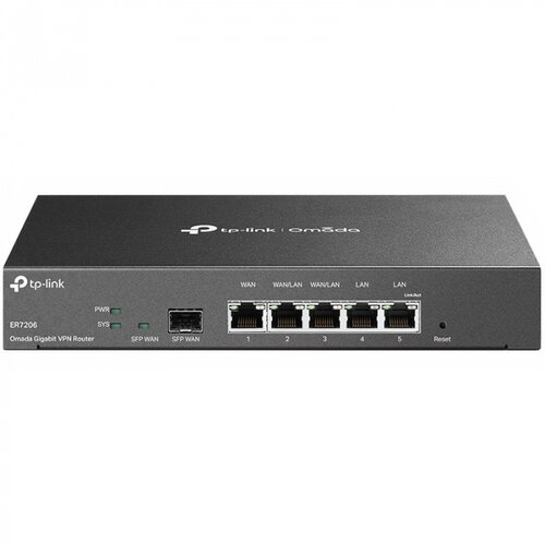 Tp-link ER7206 Omada Gigabit Multi-WAN VPN Router, 1× G SFP WAN Port, 1× G RJ45 WAN Port, 2× G WAN/LAN RJ45 Ports, 2× G RJ45 LAN Cijene
