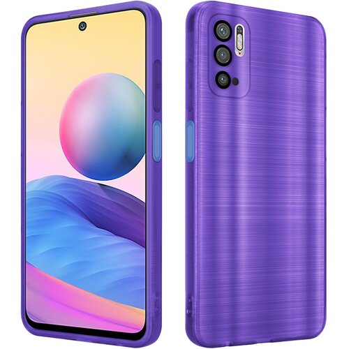  Ohi&scaron;je, združljiv z Xiaomi v bru&scaron;enem vijoličnem - za&scaron;čitnem pokrovu, narejen iz fleksibilnega silikona TPU v bru&scaron;enem dizajnu, (20603829) Cene